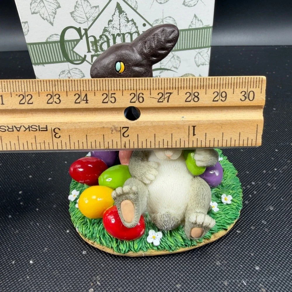 Fitz and Floyd Charming Tails Sweet Dreams Bunny Easter Egg‎ Figurine New w Box